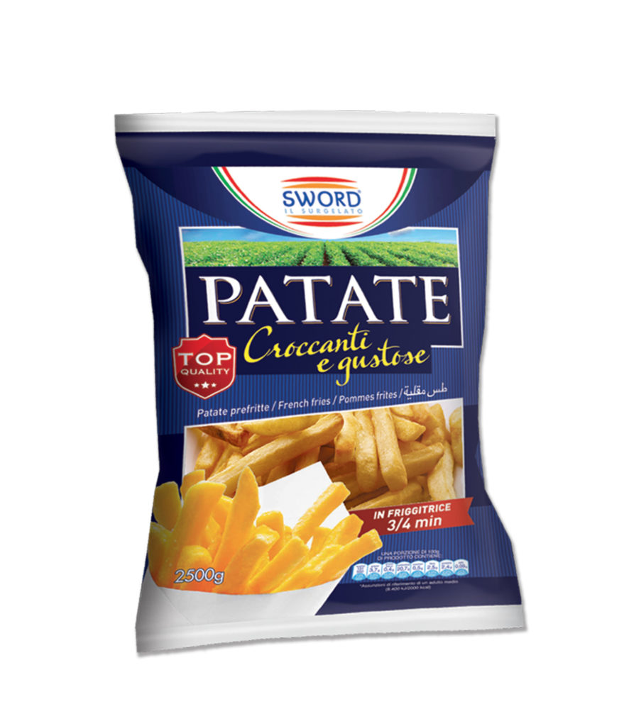 PATATE PREF. 10/10 4X2,5 TOP QUALITY - Centro Catering - Surgelati per la  Grande Distribuzione GDO - Ristorazione - Catering